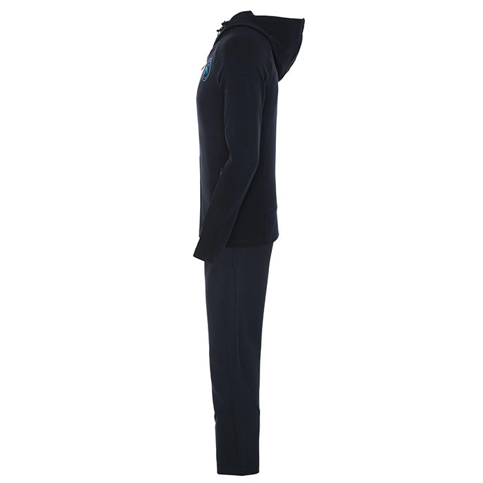 SSC Napoli Navy Blue Interlock Tracksuit with Cap 2023/2024
