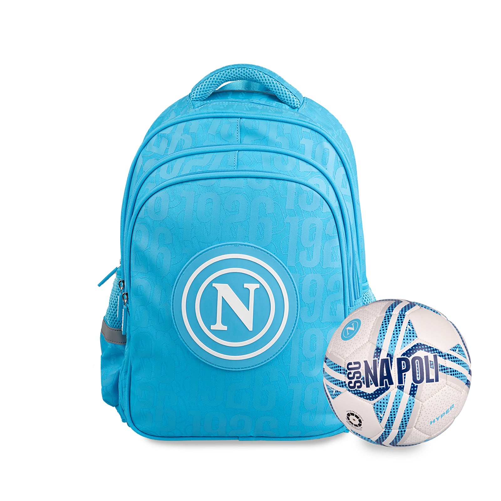 SSC Napoli Sky Blue School Backpack 1926