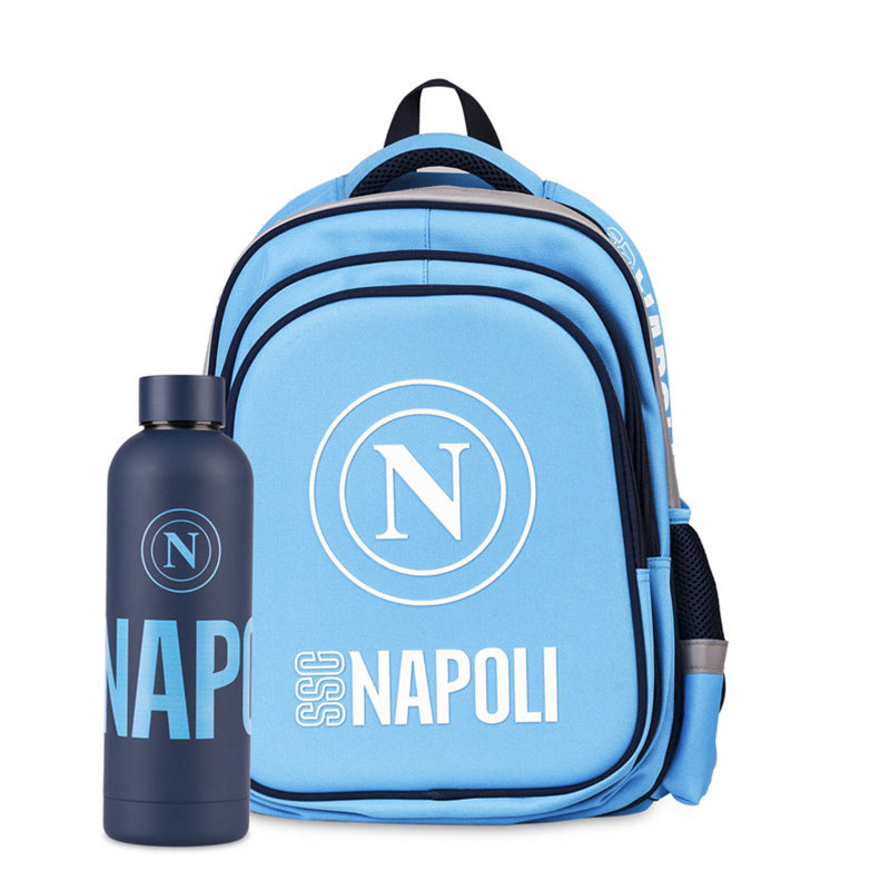SSC Napoli Zaino Scuola Azzurro