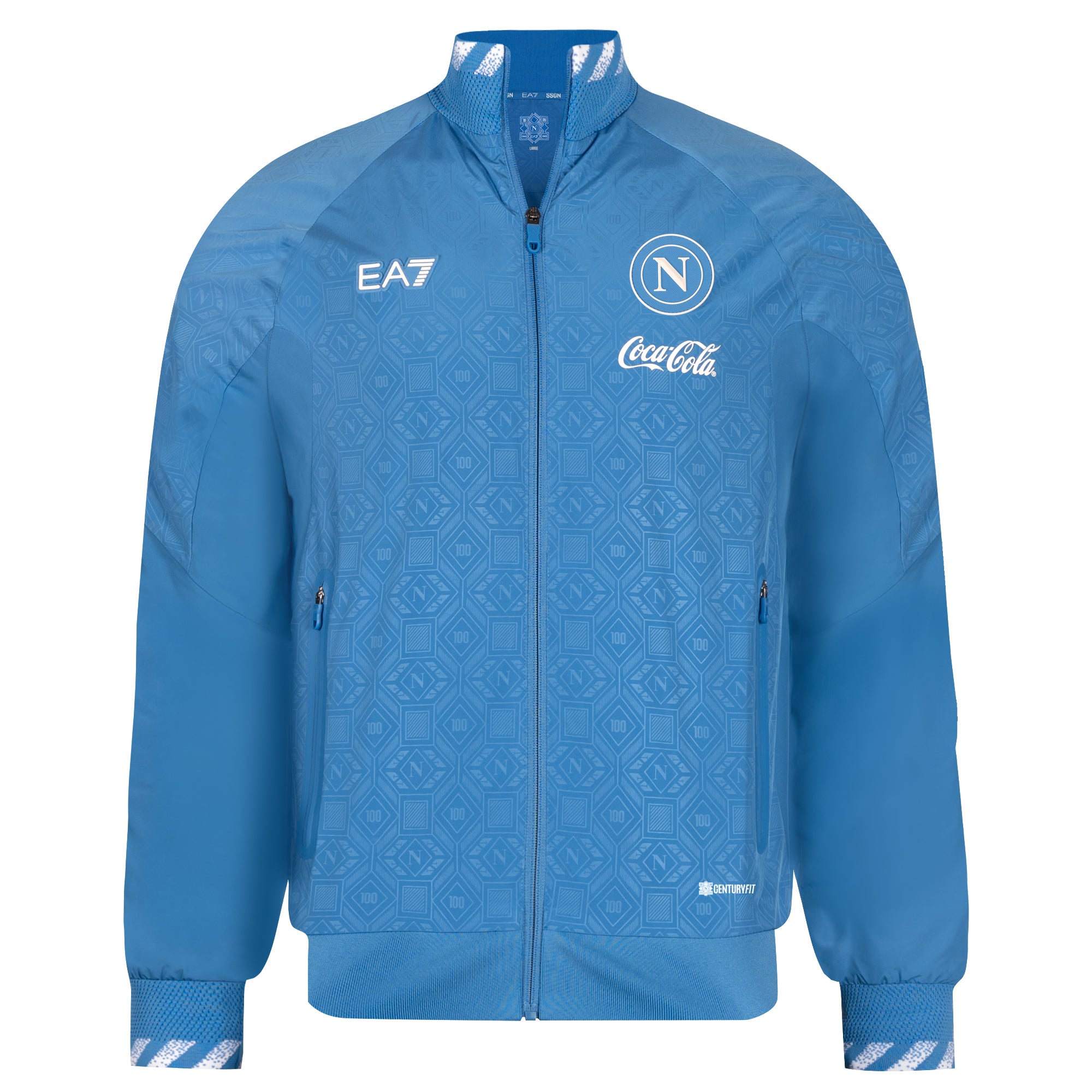 SSC Napoli Giacca Anthem Centenary Blue 2026/2027