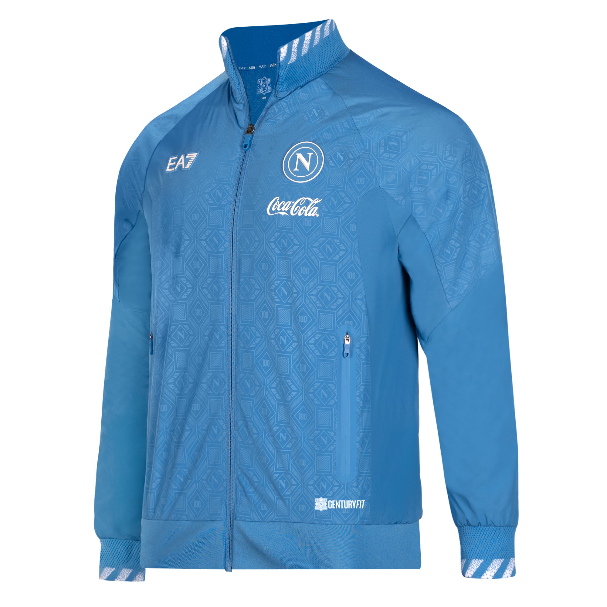 SSC Napoli Giacca Anthem Centenary Blue 2026/2027