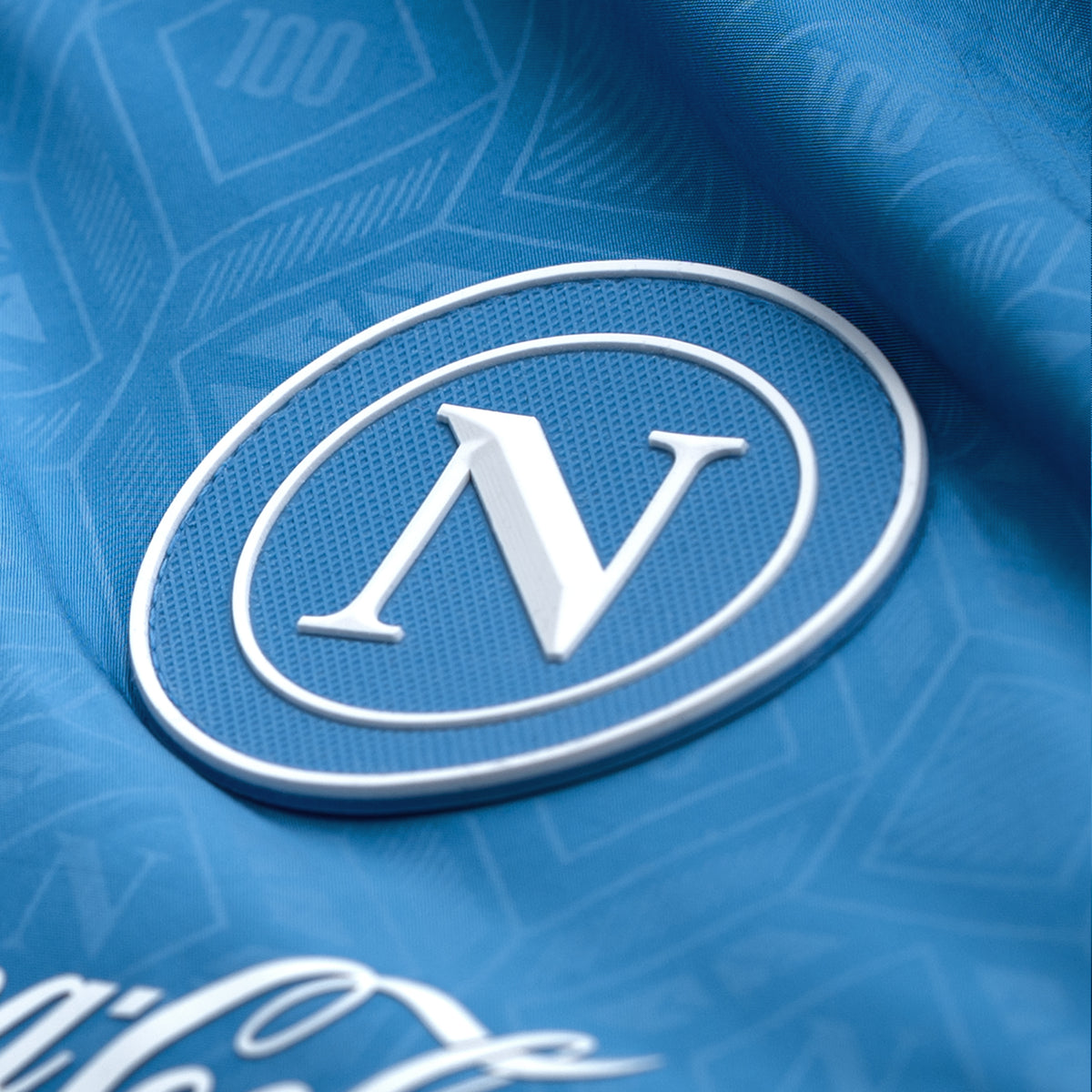 SSC Napoli Giacca Anthem Centenary Blue 2026/2027