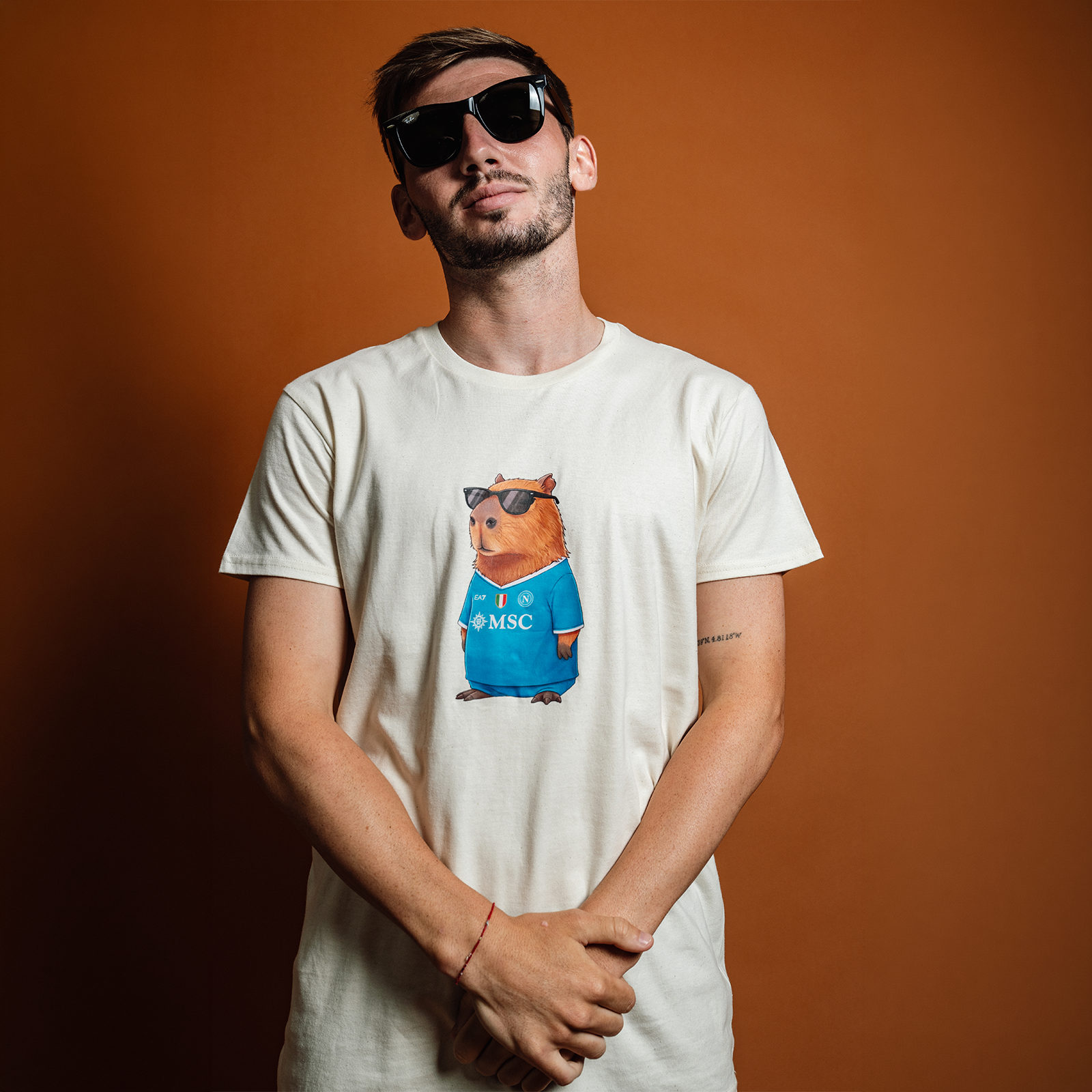 SSC Napoli Linea Admin Capibara Staje Chill T-Shirt