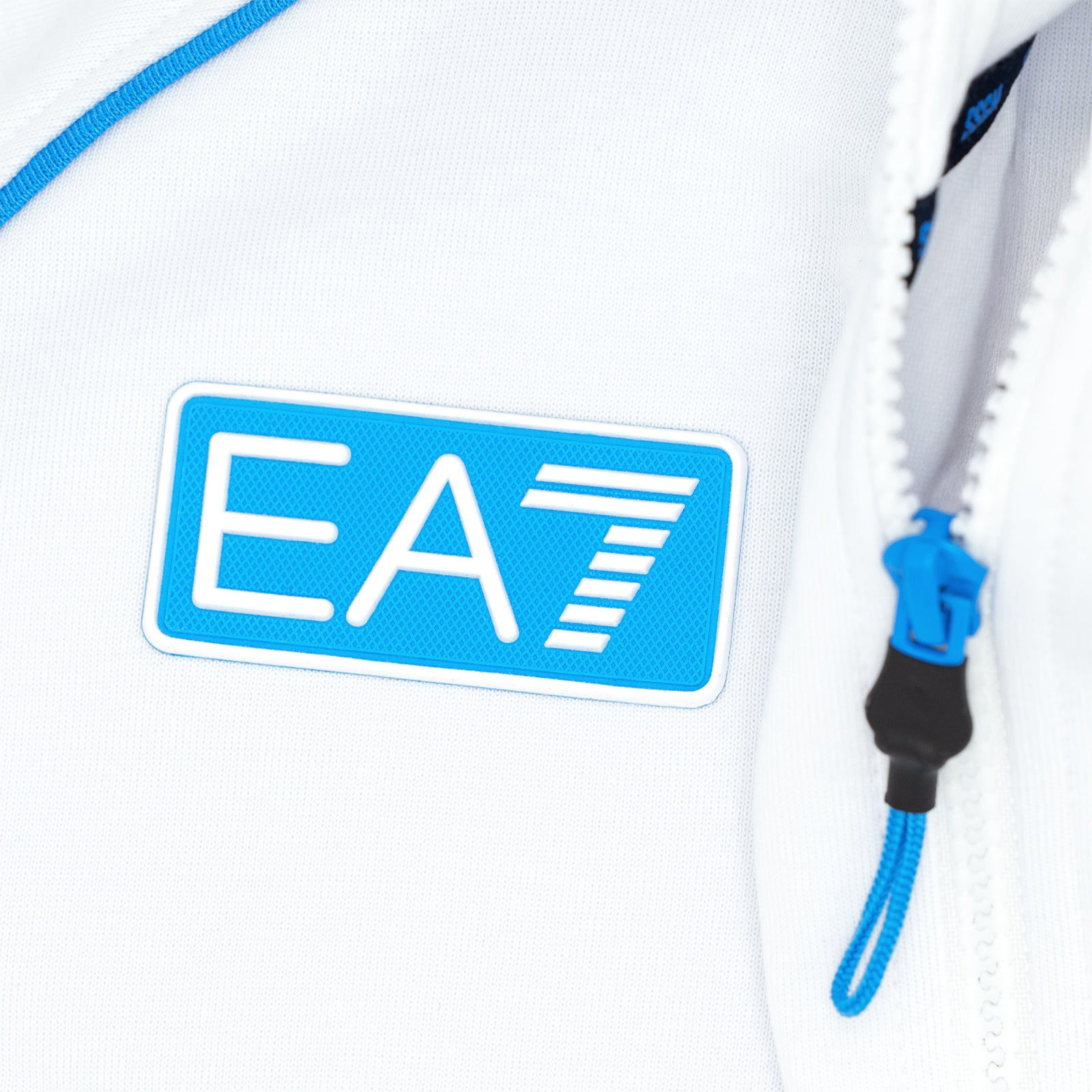 SSC Napoli Felpa Interlock Bianca con Cappuccio 2025/2026