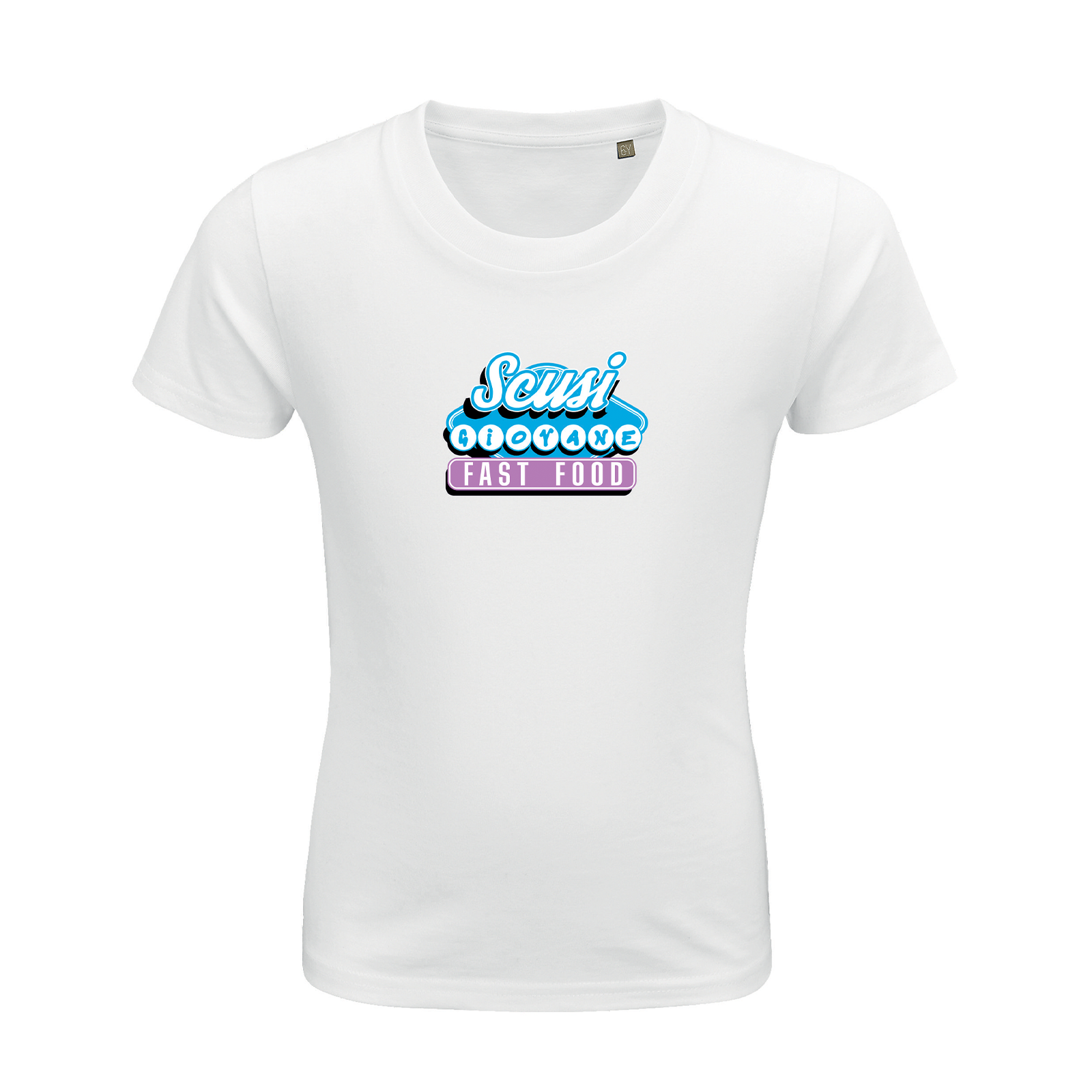 SSC Napoli Linea Admin “Scusi Giovane” White T-shirt Junior