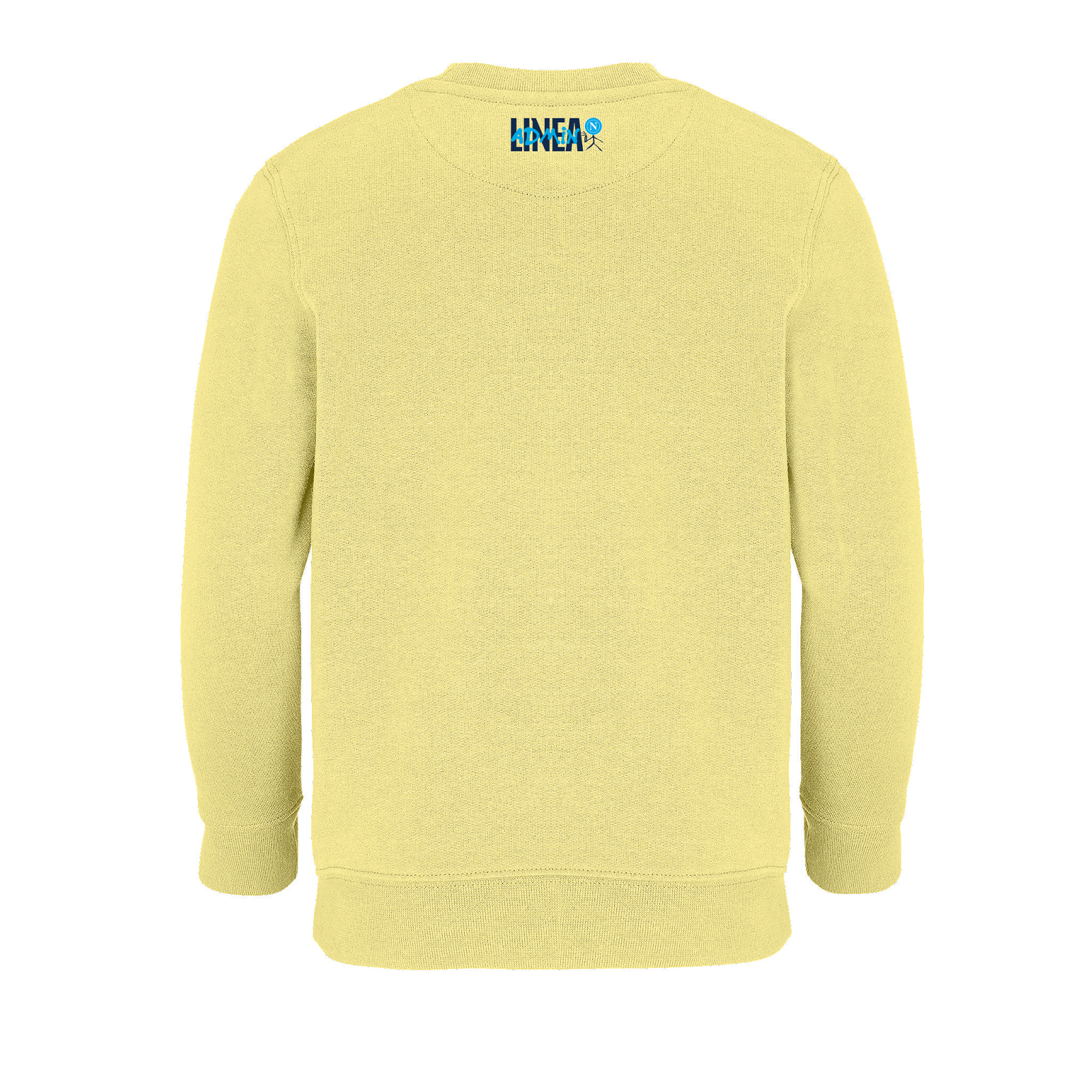 SSC Napoli Linea Admin “Aglio, Højlund e Peperoncino” Light Yellow Sweatshirt Junior