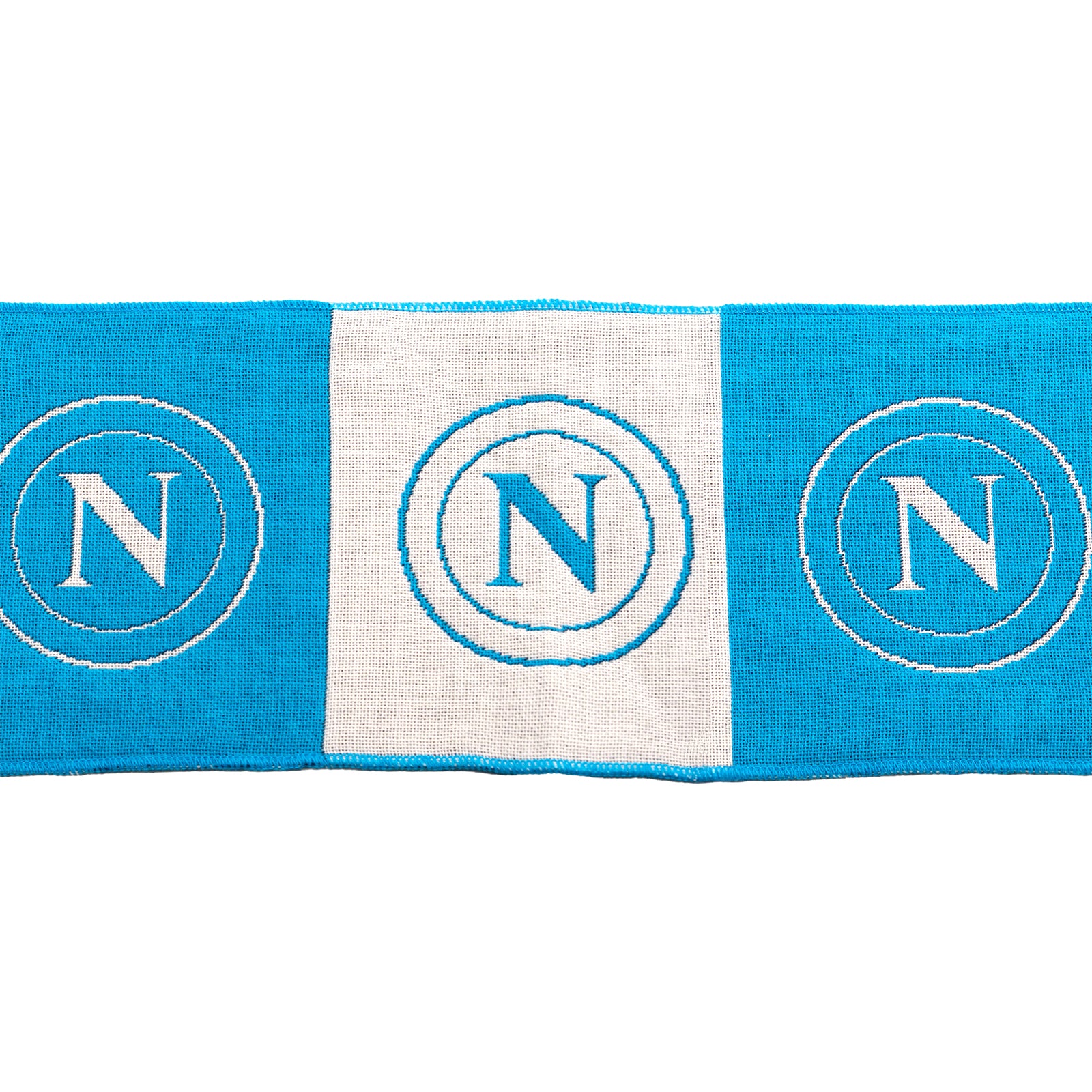 SSC Napoli White/Sky Blue Logo Scarf