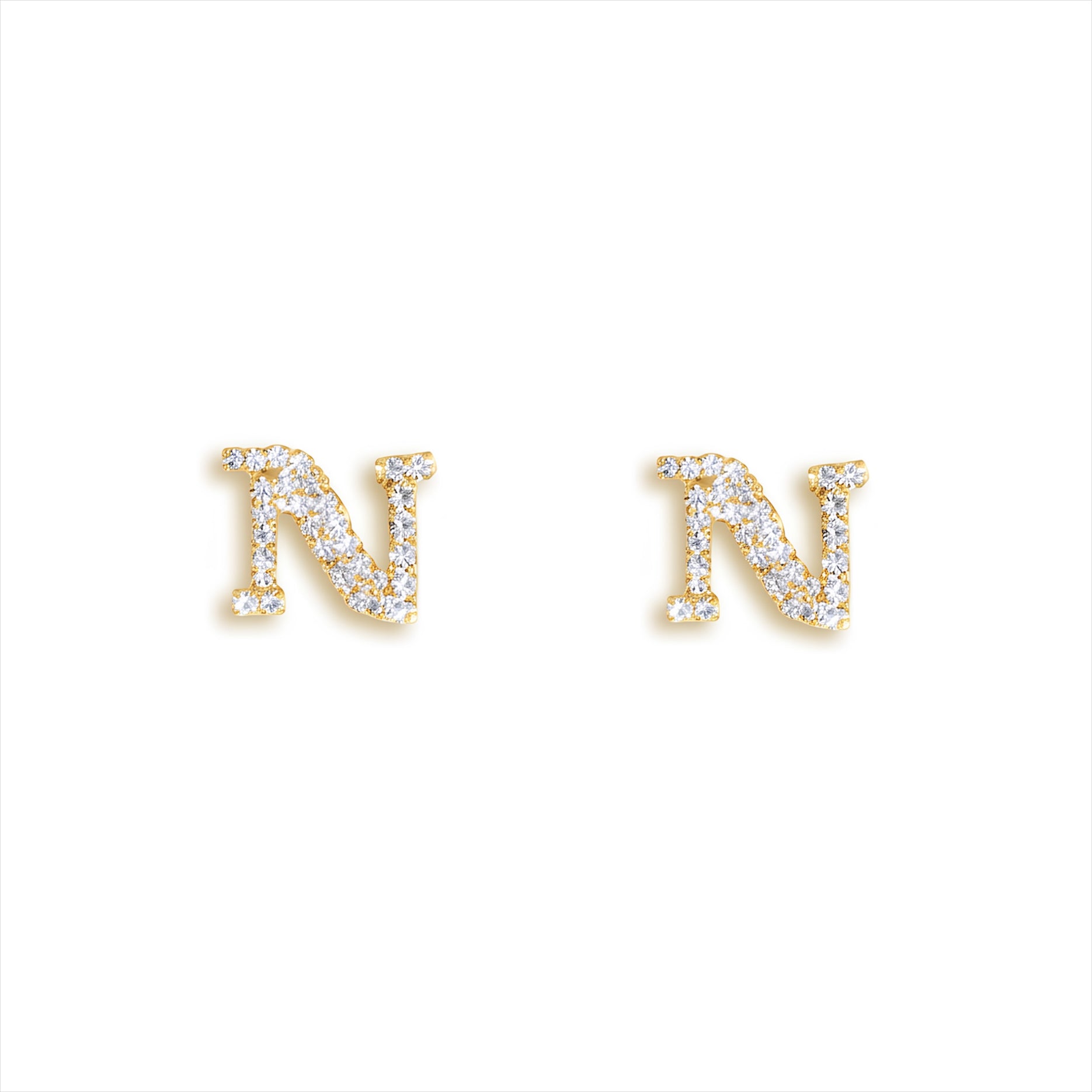 SSC Napoli Linea Aura Orecchini Monogram Golden