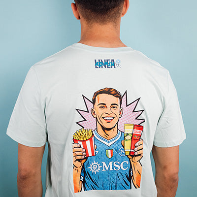 SSC Napoli Linea Admin “Scusi Giovane” White T-shirt Junior