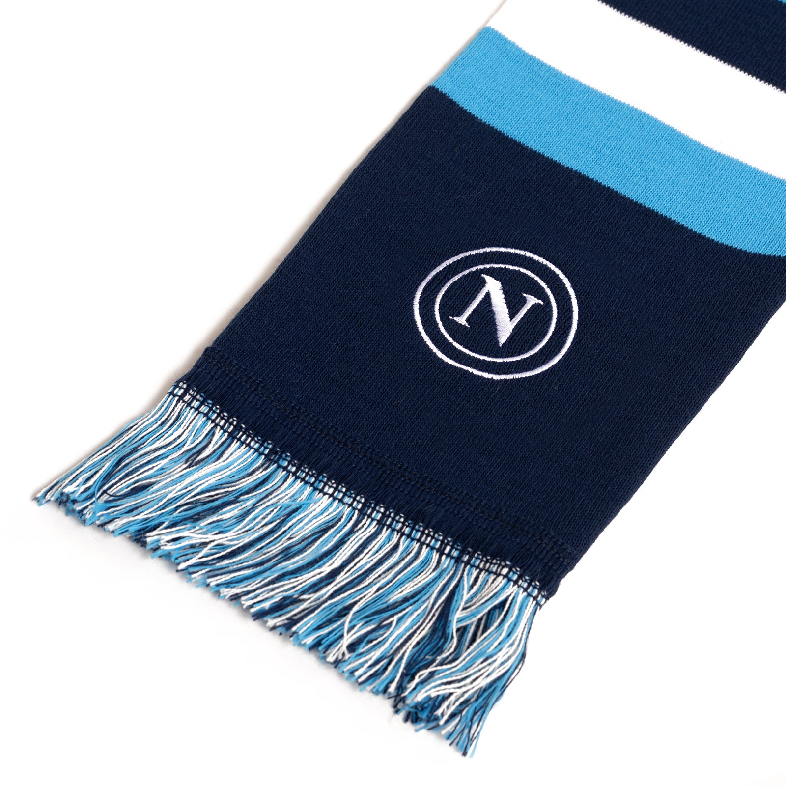 SSC Napoli Tubular Scarf – Sky Blue/White/Navy Blue