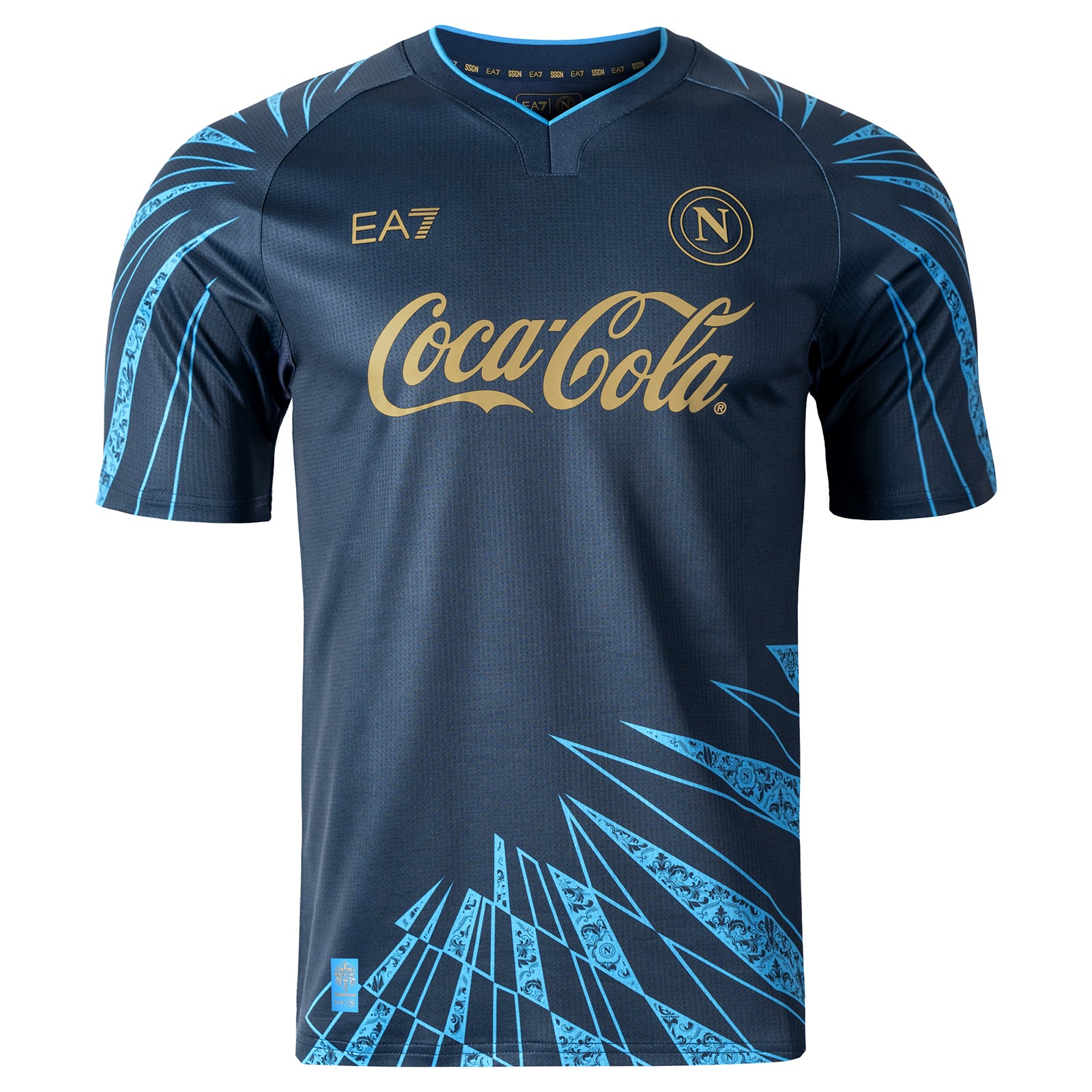 SSC Napoli Maglia Pre-Match Blu 2025/2026