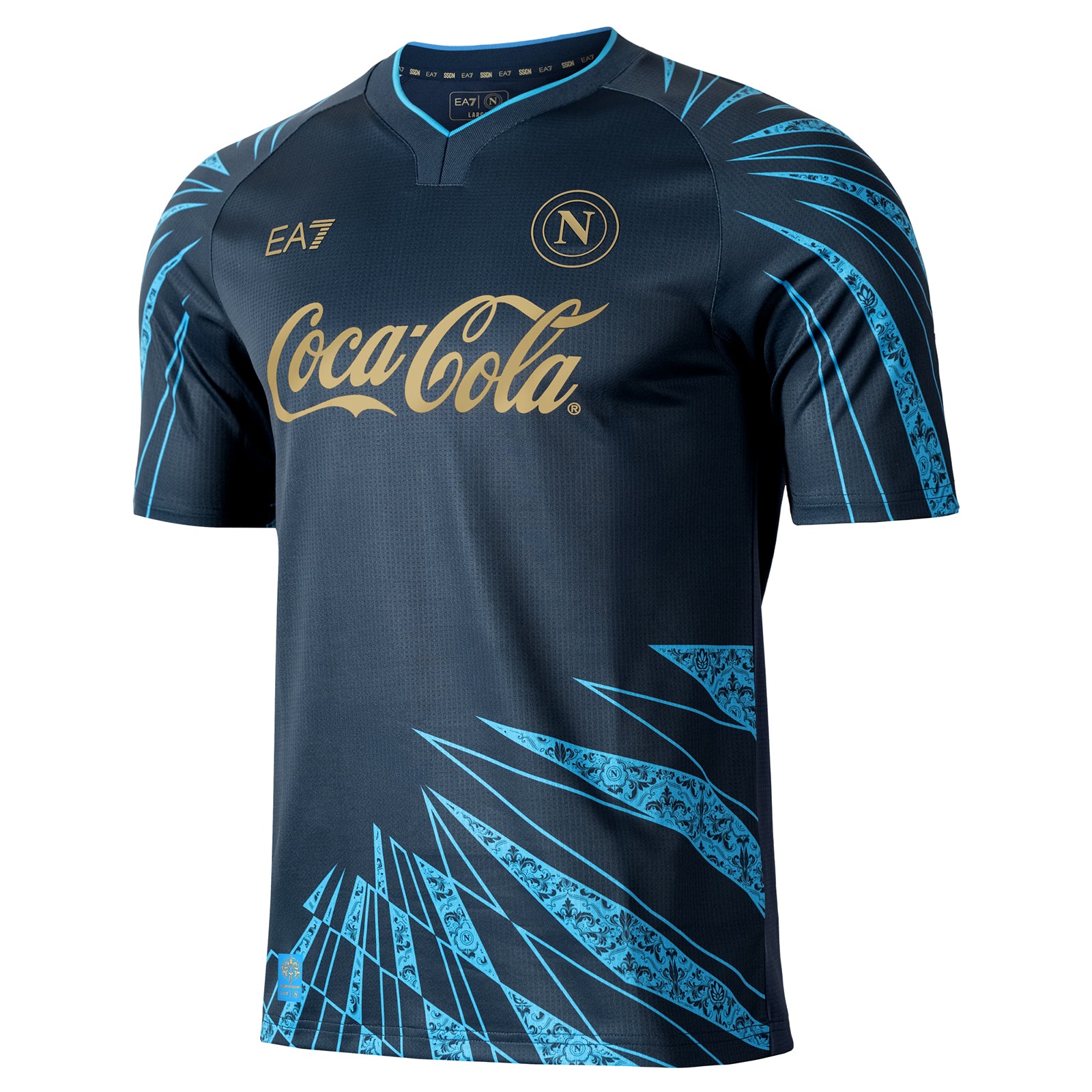 SSC Napoli Maglia Pre-Match Blu 2025/2026