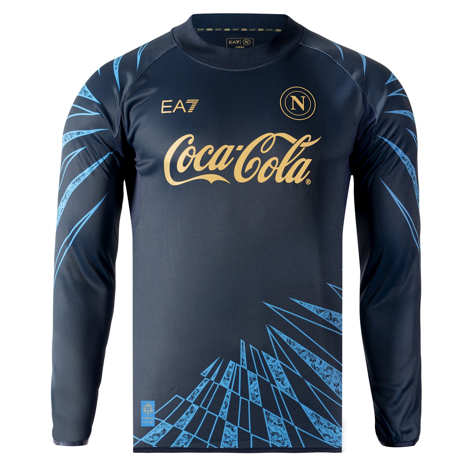 SSC Napoli Felpa Pre-Match Blu 2025/2026