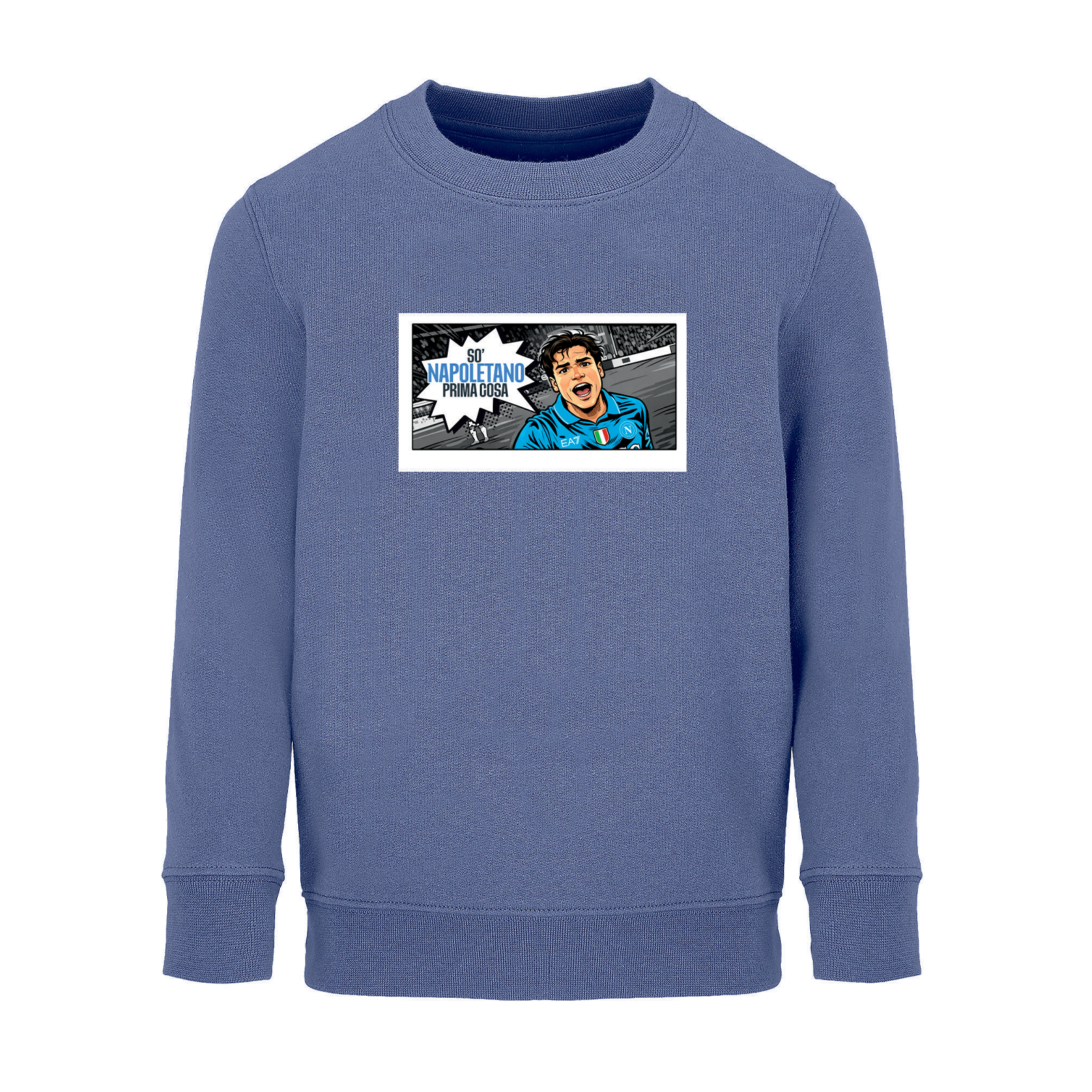 SSC Napoli Linea Admin “So Napoletano” Blue Sweatshirt Junior