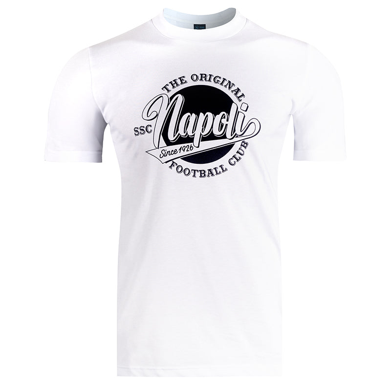 SSC Napoli T-Shirt Vintage Bianca