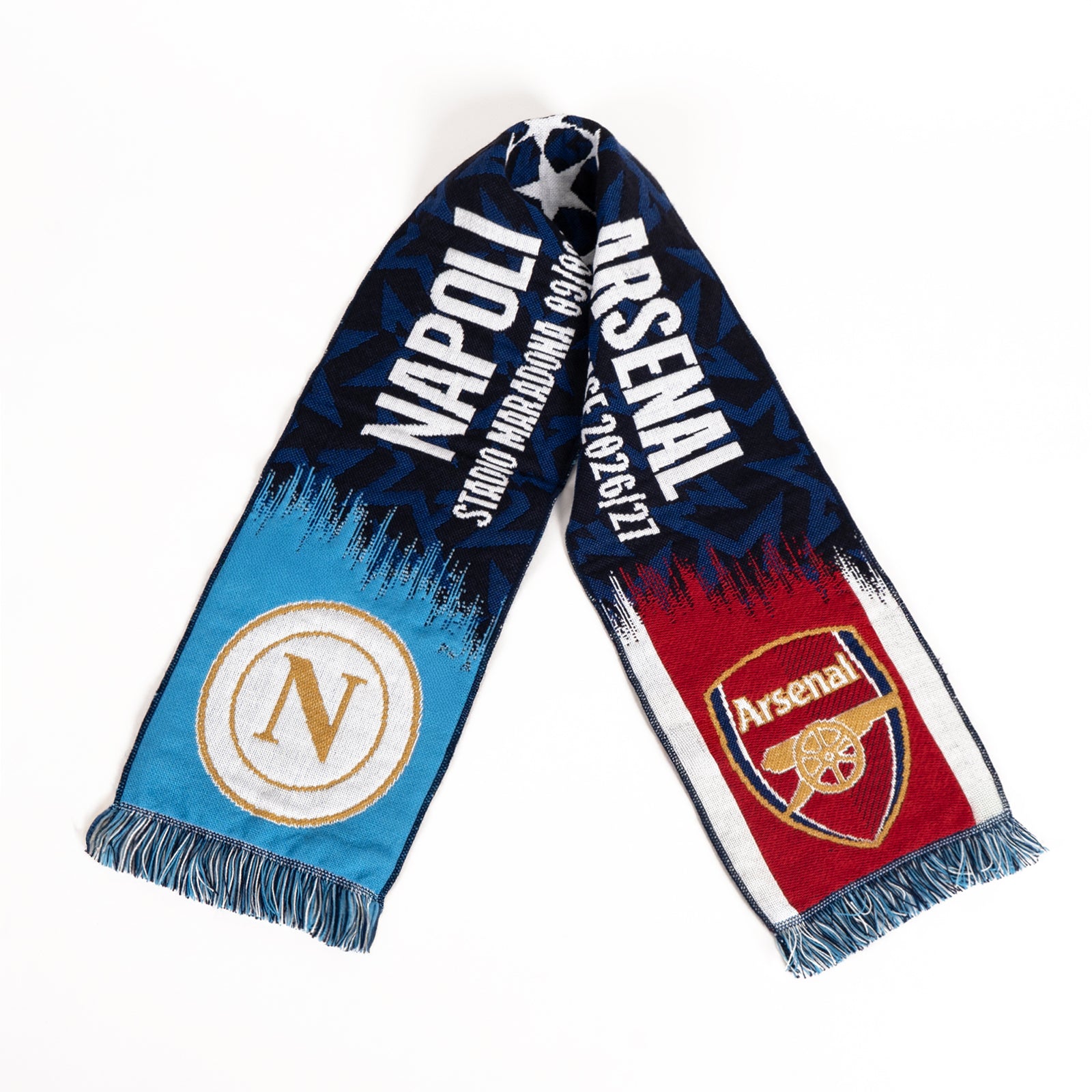 SSC Napoli-Arsenal FC Celebration Scarf