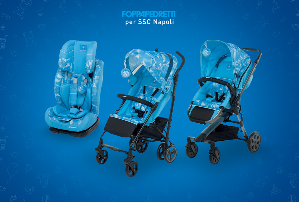 Bathrobe Sponge Baby Naples-official product SSC Napoli 